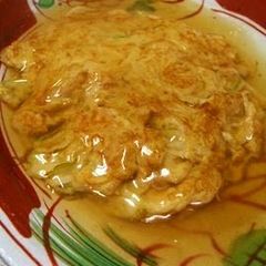 A picture of Rich Scallop and Scrambled Egg with Yummy Sweet-and-Sour Sauce.