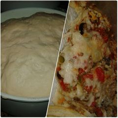 A picture of PIZZA dough!.