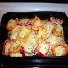 A picture of Ericas Pepperjack Chicken.