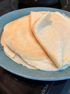 Una foto de Masa de crepes sin huevo fácil y lista en 2 minutos en Thermomix