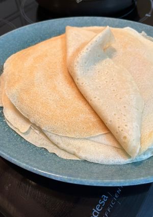 Foto principal de Masa de crepes sin huevo fácil y lista en 2 minutos en Thermomix