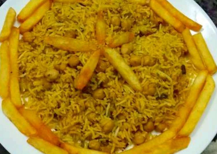 Easiest Way to Prepare Quick Kabuli Chana Pulao