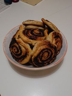 Kakaós csiga recept fotója
