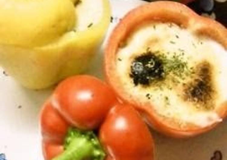 Bell Pepper Gratin Cups