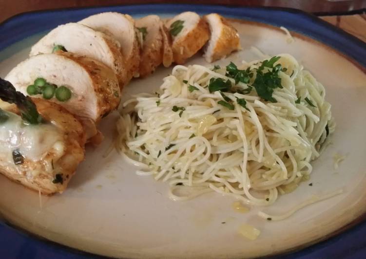 Steps to Make Any-night-of-the-week Lore&#39;s Bomb Chicken n Pasta