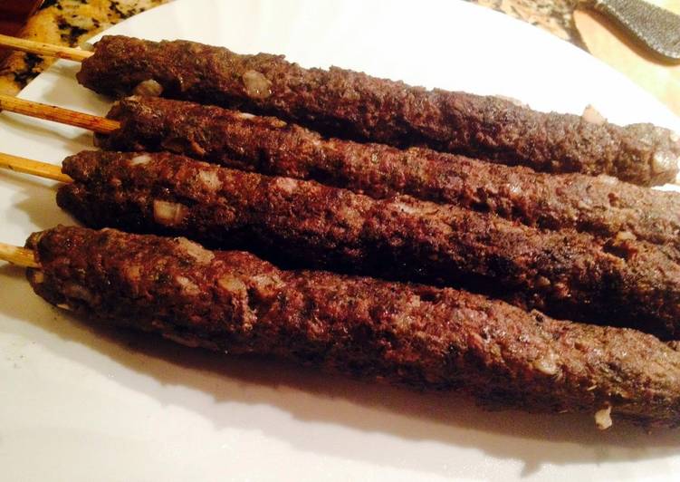 Recipe of Homemade Kefta Kabobs