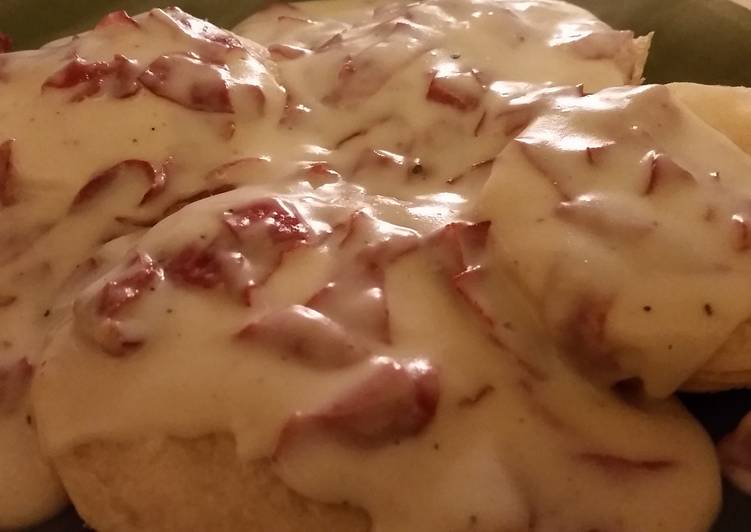 Step-by-Step Guide to Make Homemade Chipped Beef with white sauce