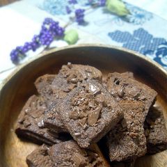 White Bread Soaked in Chocolate Snack A picture of White Bread Soaked in Chocolate Snack.