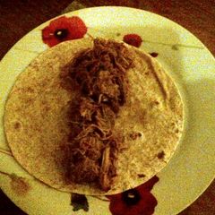 A picture of Slow cooked BBQ pulled pork..