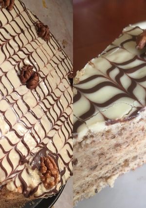Házi Eszterházy torta recept fotója