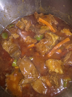 A picture of Lamb stew.