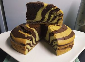 Una foto de Torta cebra