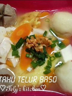 Foto resep Sup tahu telur baso