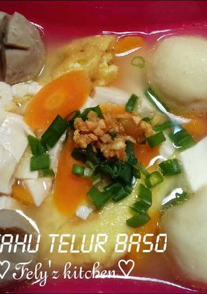 Foto resep Sup tahu telur baso