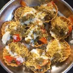 બાસ્કેટ પૂરી ચાટ-レシピのメイン写真