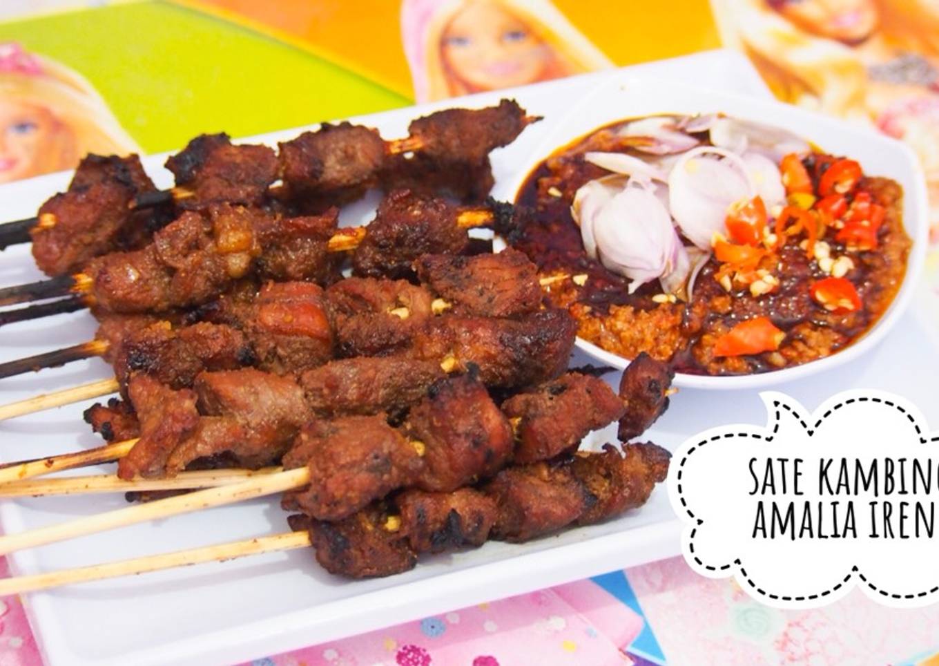 Sate kambing empuk & tdk bau kambing