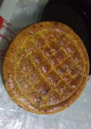 صورة لوصفة الخبز التركي