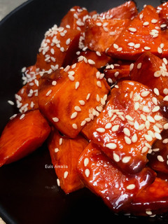 Foto resep Goguma Mattang - Korean Candied Sweet Potatoes/Ubi Karamel Korea