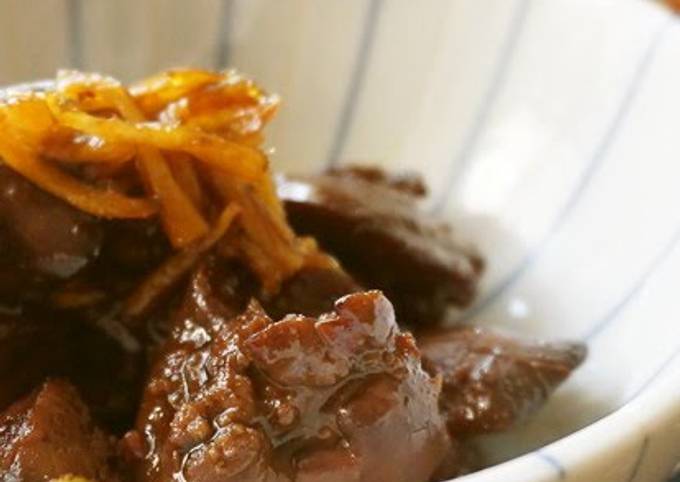 Simple Way to Prepare Super Quick Homemade Sweet &amp; Savory Stewed Chicken Liver