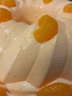 A picture of Simple Orange Jell-O Salad.