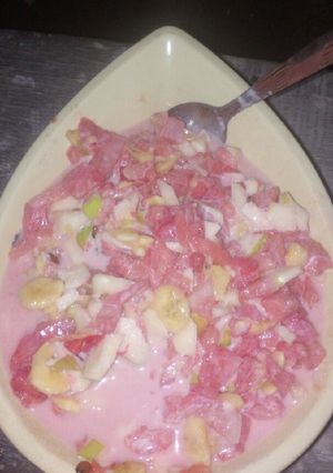 A picture of Fruit salad.