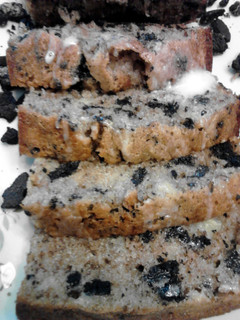 A picture of Oreo's N Cream Banana Bread.
