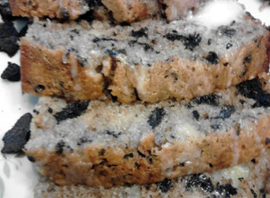 A picture of Oreo's N Cream Banana Bread.
