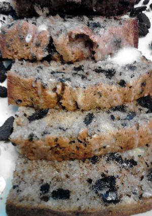 A picture of Oreo's N Cream Banana Bread.
