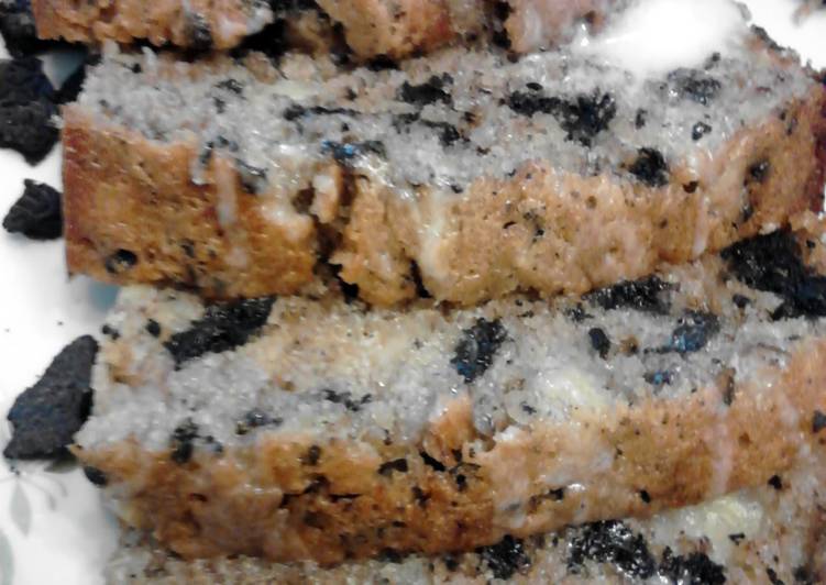 Easiest Way to Make Homemade Oreo’s N Cream Banana Bread