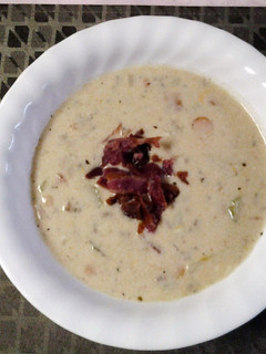 A picture of Cheeseburger Soup for Crock Pot.
