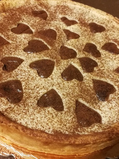 Foto di Crostata di frolla con crema di nocciole e mascarpone