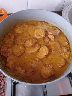 Una foto de Patatas a la importancia de pescado