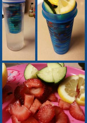 A picture of Alee's Detox Water -Cuc/lem/straw-.