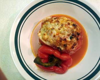 Popular Cuisine Turkey and rice stuffed peppers Delicious Simple