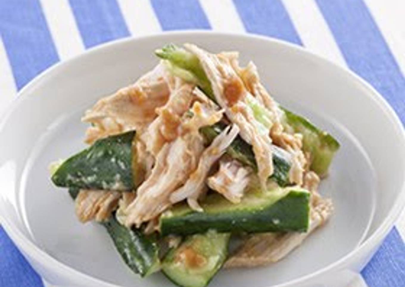 Honey Vinegar Miso Chicken and Cucumber