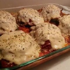 A picture of Overstuffed Italian Peppers.