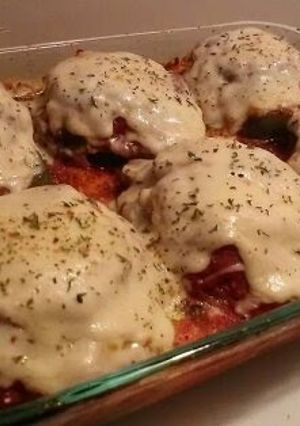 A picture of Overstuffed Italian Peppers.