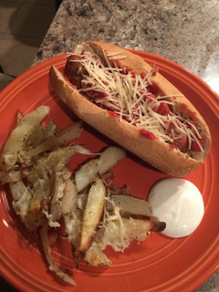 A picture of Homemade Meatball Sub.