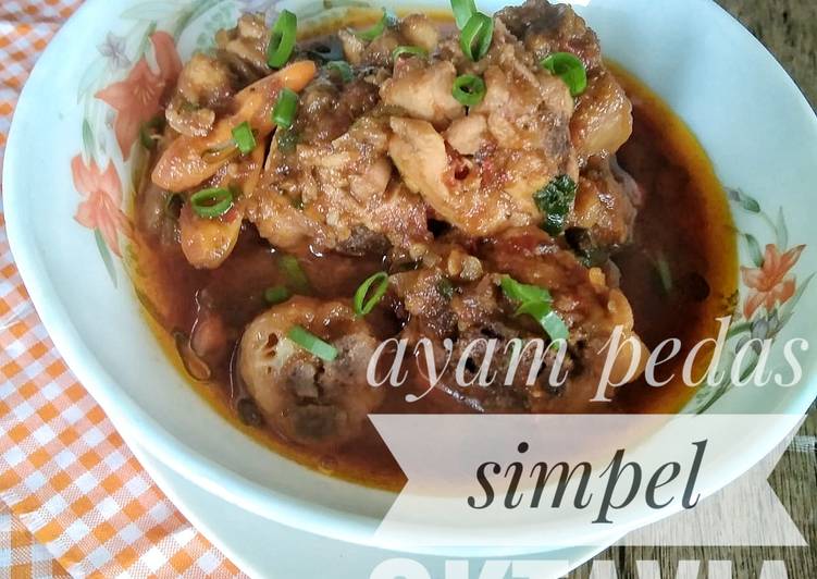 Bagaimana Menyiapkan Ayam pedas simpel, Lezat Sekali