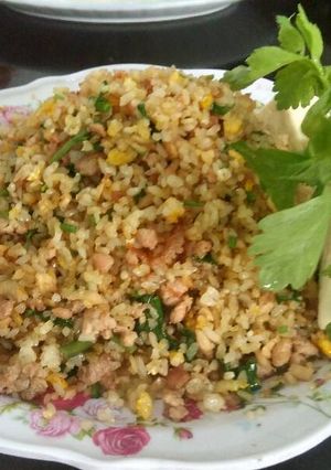 Hình của món Cơm rang củ cải trắng + thịt băm và trứng ngon tuyệt vời lun hee.