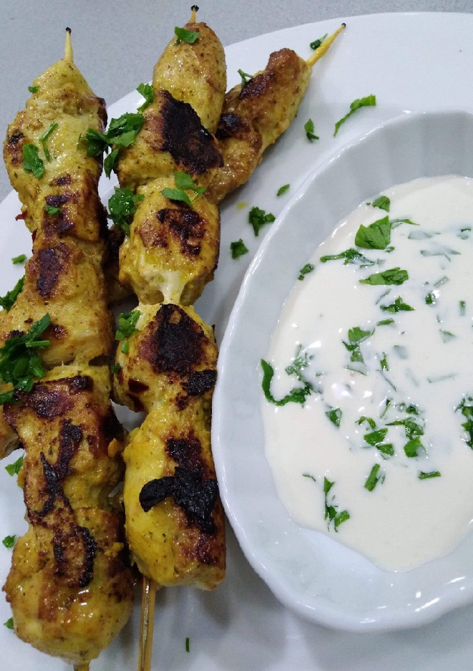 A picture of My chicken skewers.