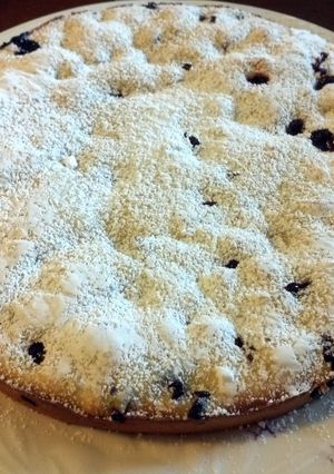 A picture of Blueberry Tea Cake.