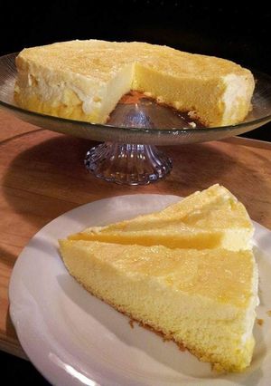 A picture of AMIEs Margarine CHEESEcake.