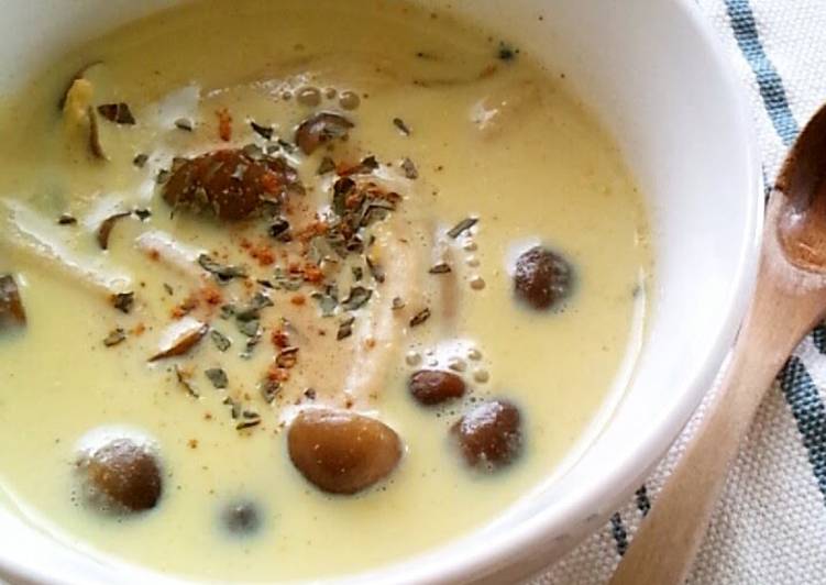 Miso and Soy Milk Curry Soup