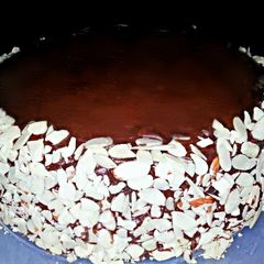 A picture of Mike's Old Fashion Chocolate Cake.