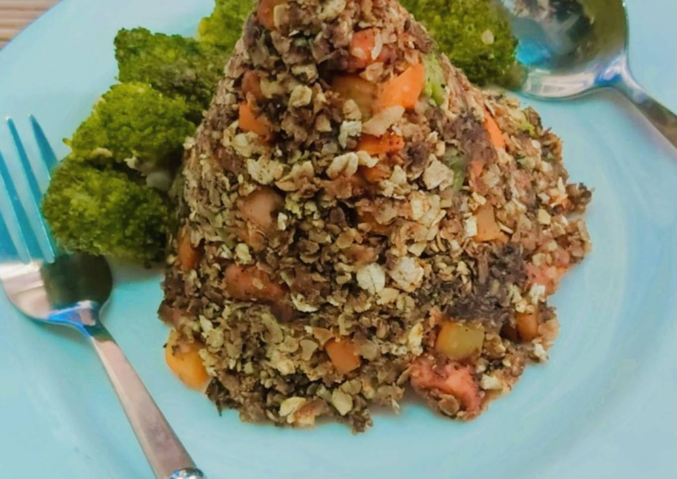 Nasi Goreng Sehat Oatmeal🥦🥘