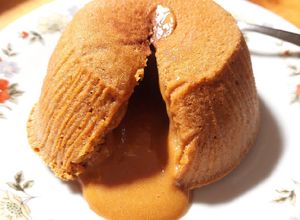 Una foto de 🌋🌋🌋 Volcán de dulce de leche individual 🌋🌋🌋