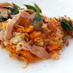 A picture of Quick Brunch Ham Fried Rice.