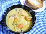 salmon milk stew
