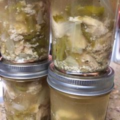A picture of Green Chile Chicken Soup.